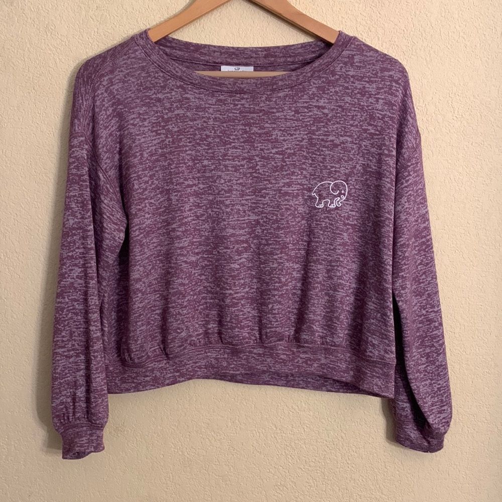 Ivory Ella Crop Sweatshirt
